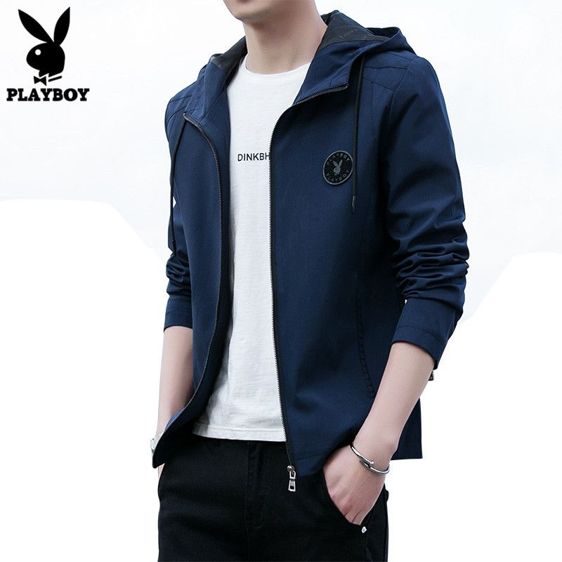 Fashion Men's Hooded Jacket Casual Jacket