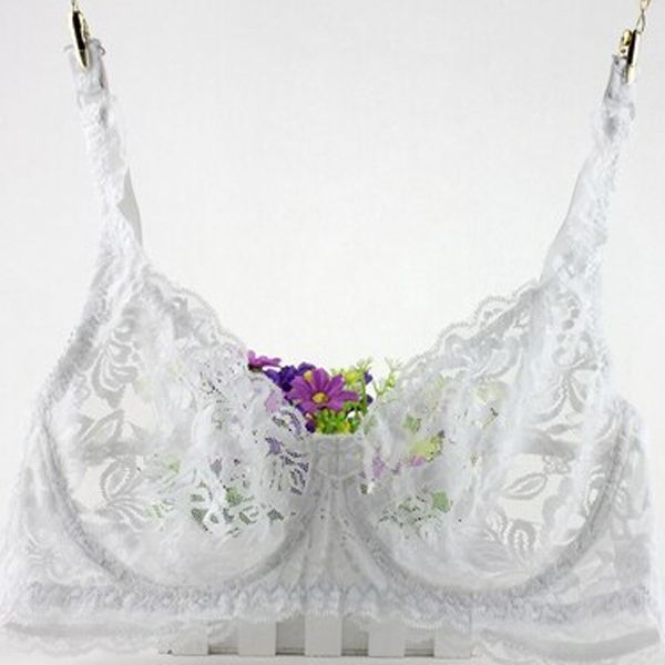 Lace Wireless Back Closure Bra Women  Lingeries Adjusted Push Up Bra Comfort Breathable Backless Bralette Bh B Cup