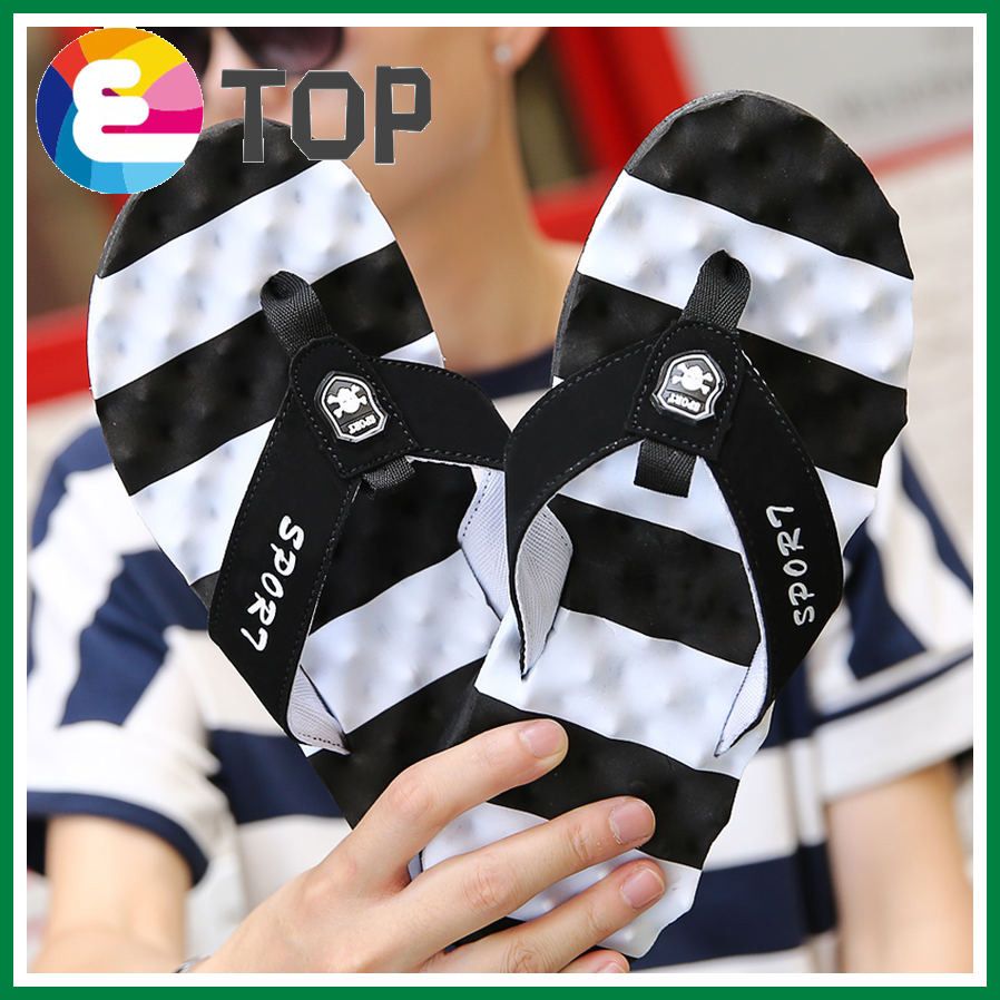 Summer Sandals Men Men flip flops DaHuangFeng Plus Big Size Slippers for Men Size 36-48 Rubber Summer Sandals for Men