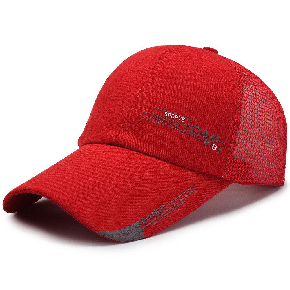 Men Long Brim Driving Baseball Hat Outdoor Sports Golf Sunscreen Cap Hip-Hop Adjustable Father Fishing Hat P28