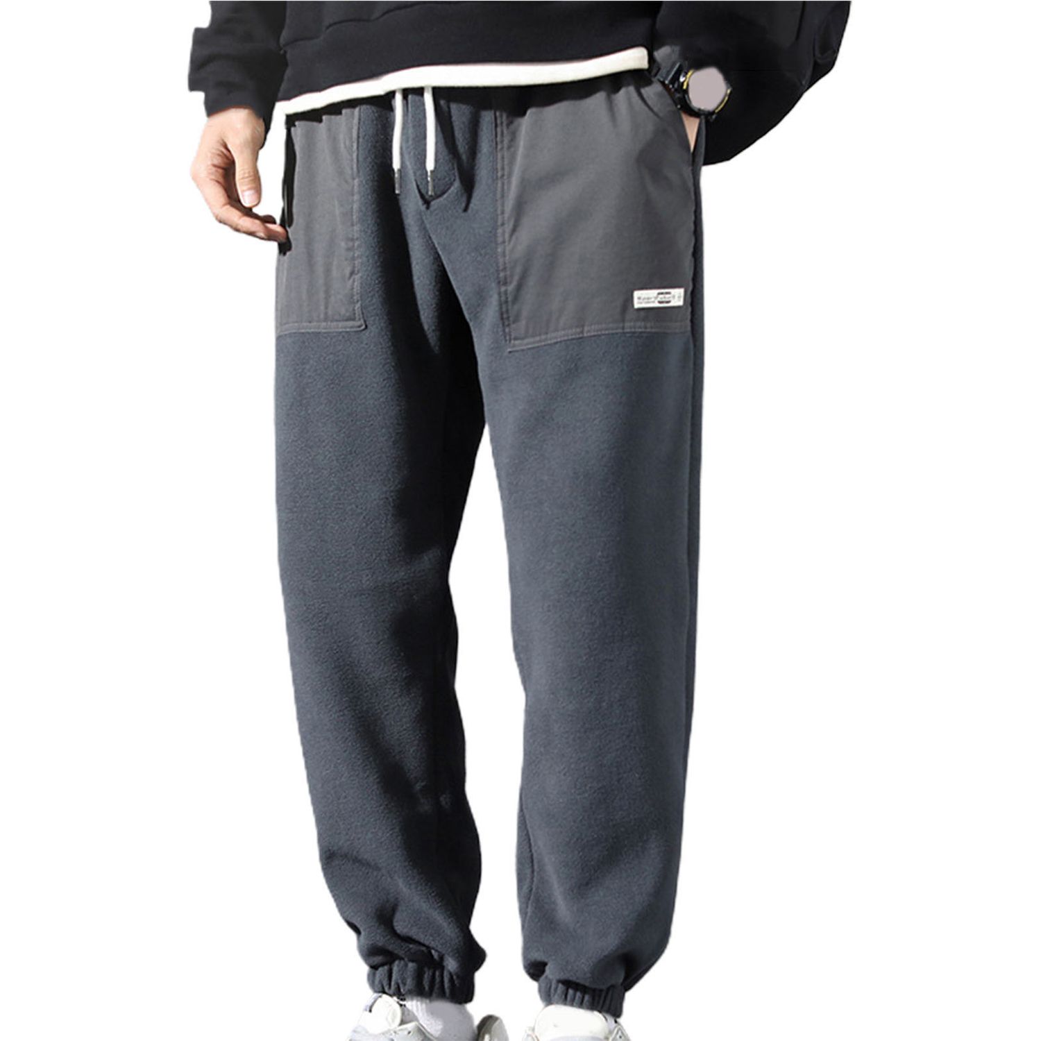 Student Trousers Contrast Colors Casual Autumn Trousers