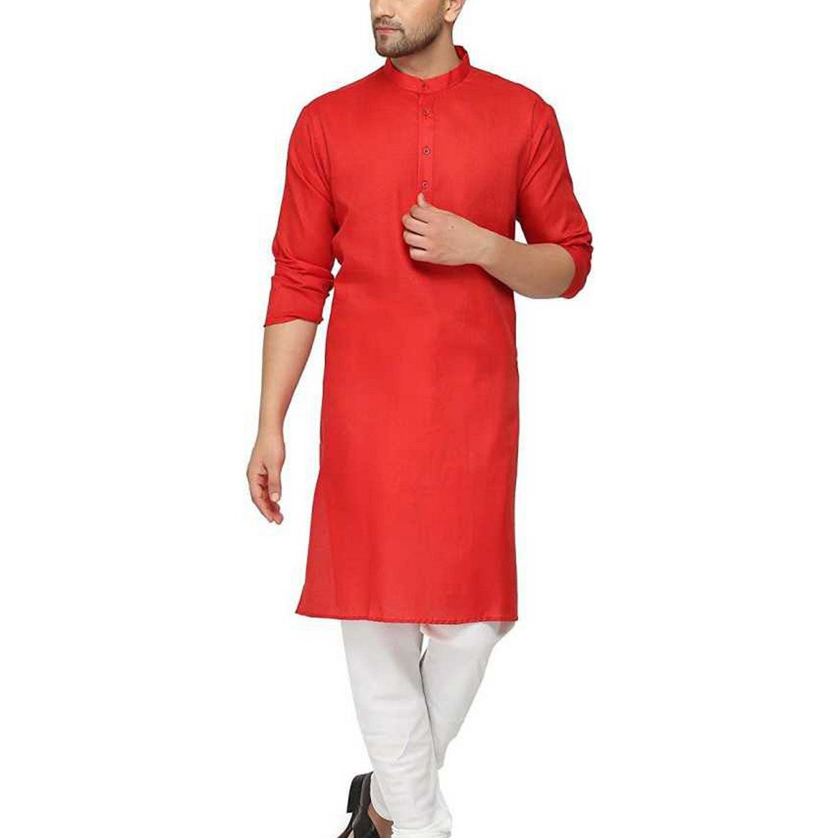 Men’s Solid Cotton Punjabi By Life style Code- LS17265P.3