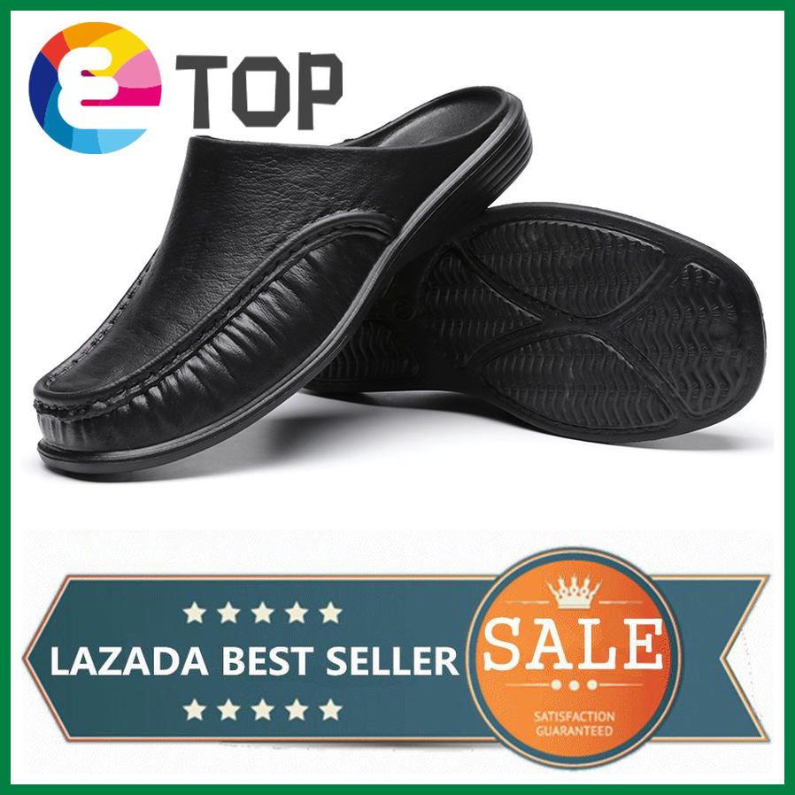 Slippers for Men EVA Shoes Slip On Casual Walking Shoes Men Half Slippers Comfortable Soft Slippers