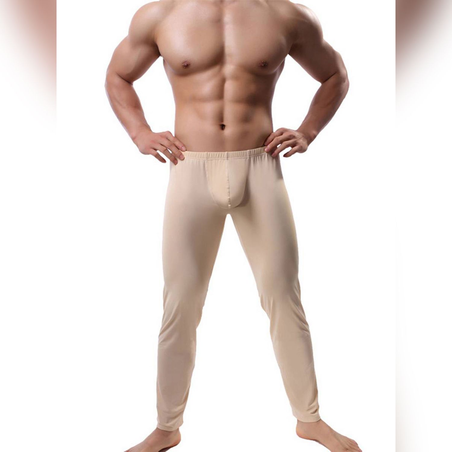 Men’ s Leggings, Boys Solid Color Low Waist Trousers Skinny Pants for Spring Fall, M/L/XL/XXL