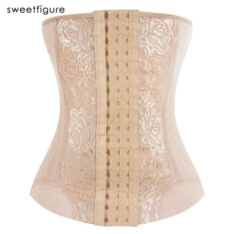 Waist Trainer Corsets And Bustiers Waist Cincher Corset Tops Lace Shapewear Slimming Belt Shaper Modeling Strap Girdle