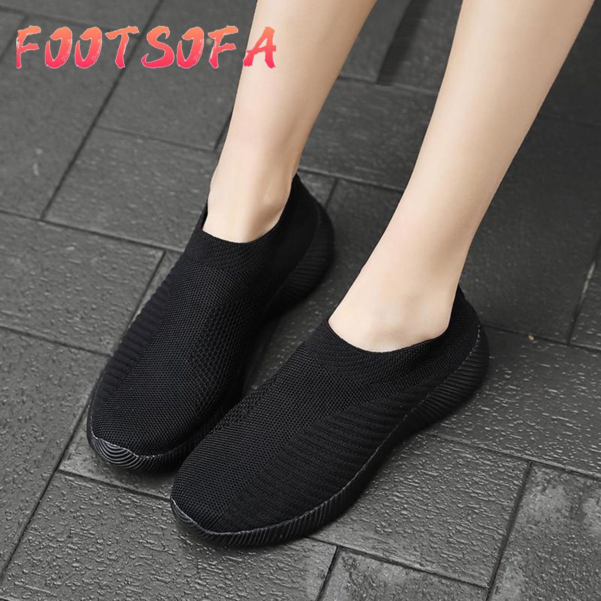 Shoes For Women Comfortable Women's Sneakers Sock Running Shoes Breathable Slip-on Women's Shoes Athletic Shoes Ladies Shoes Casual Women's Sports Shoes