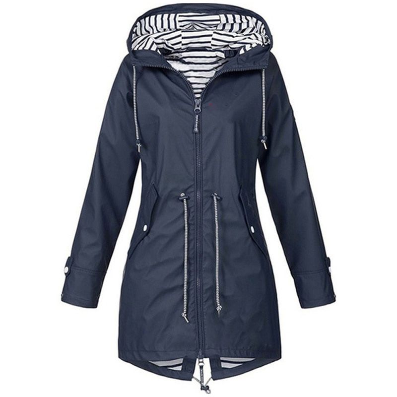 Women Jacket Coat Windproof Waterproof Transition Hooded Jackets Outdoor Hiking Clothes Outerwear Women's Lightweight Raincoat