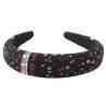 Fashion Women Floral Print Sponge Padded Headband Hair Hoop Headwear cessory