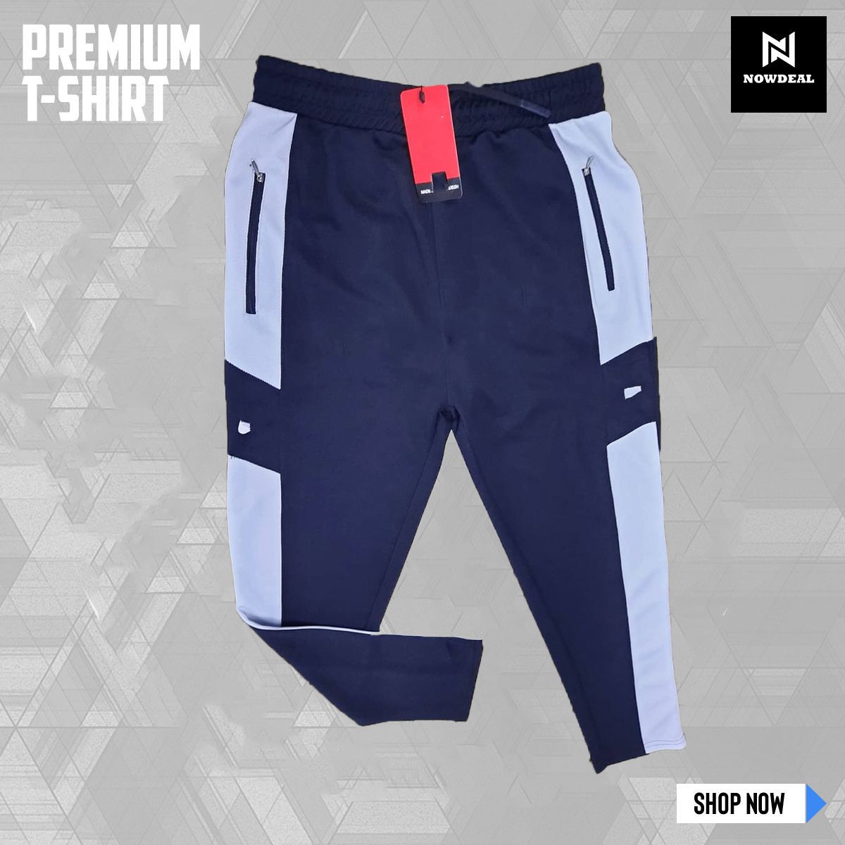 Nowdeal Trouser Navy blue Fabric soft and Comfortable - Joggers For Men