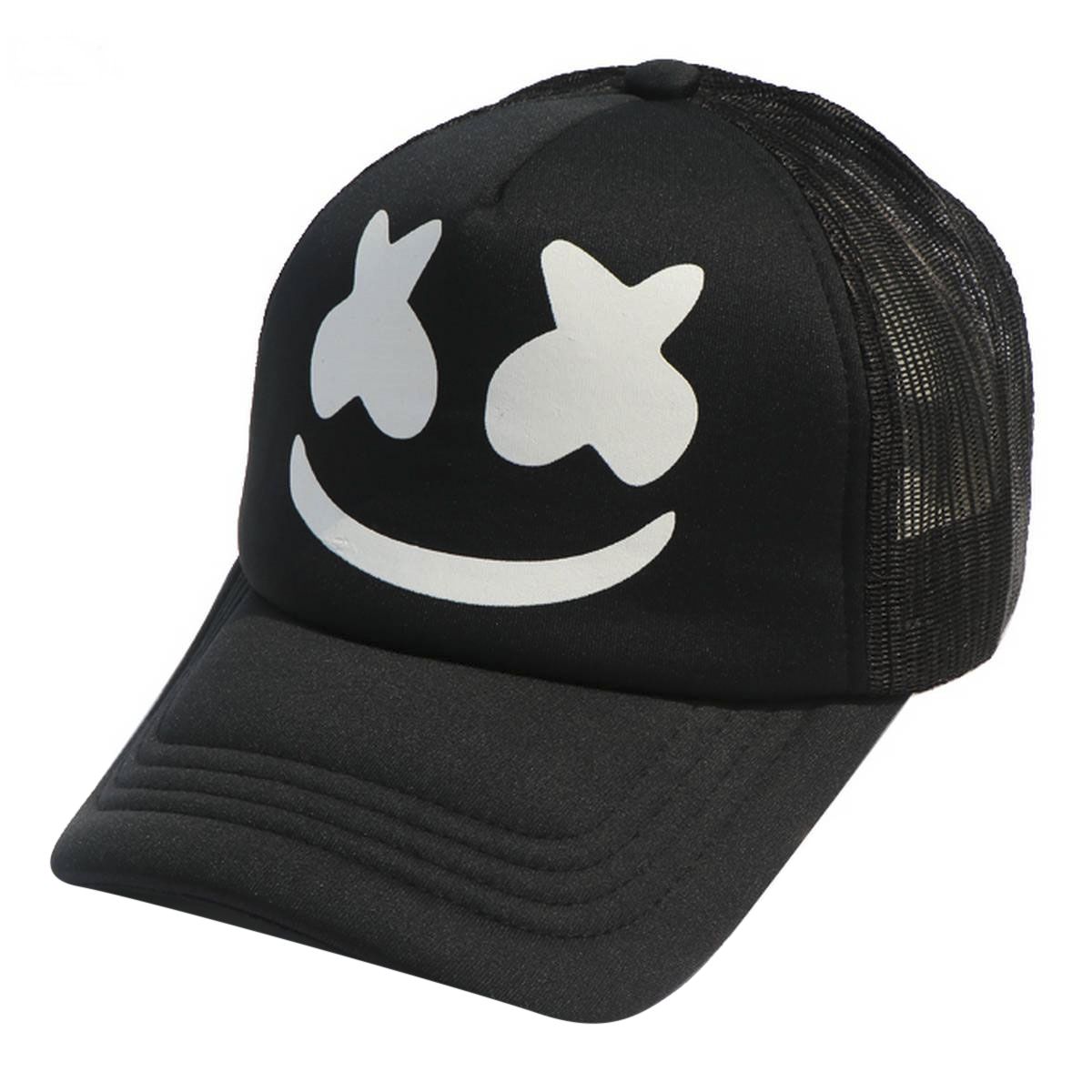 Marshmello Half Net Cap And Free Sim Pin - Cap