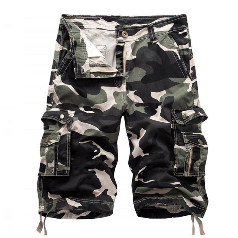 Cargo Shorts Men New Mens Casual Shorts Male Loose Work Shorts Man Short Pants Plus Size 29-38