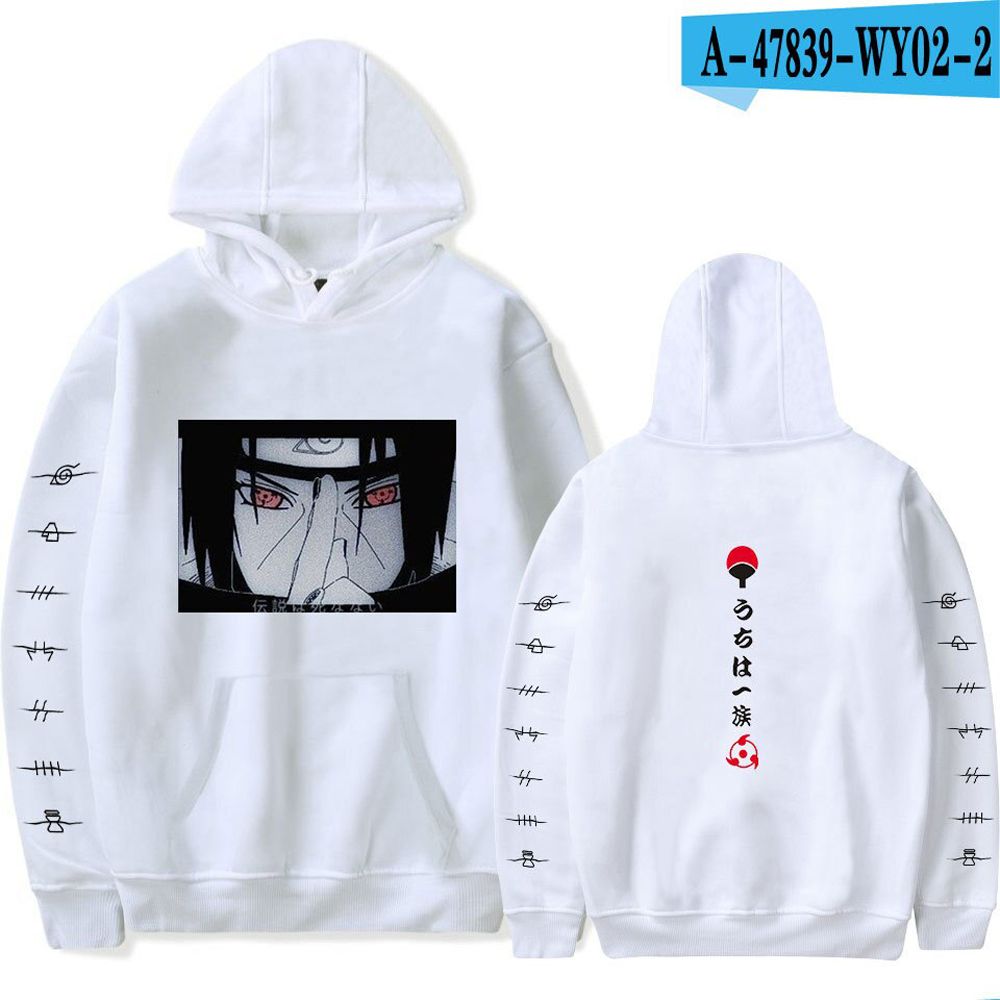 Anime Kakashi Sasuke Graphic hoodie Akatsuki Hoodies Men/womens Itachi Streetwear Kawaii Sweatshirts Harajuku Unisex Tops Hoody
