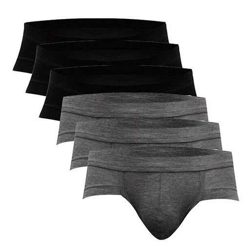 Modal Men's Panties Briefs Slip Homme Soft Men Underpants Sexy Gay Breathable Brief Underpants Mens Shorts 6Pcs/Lot