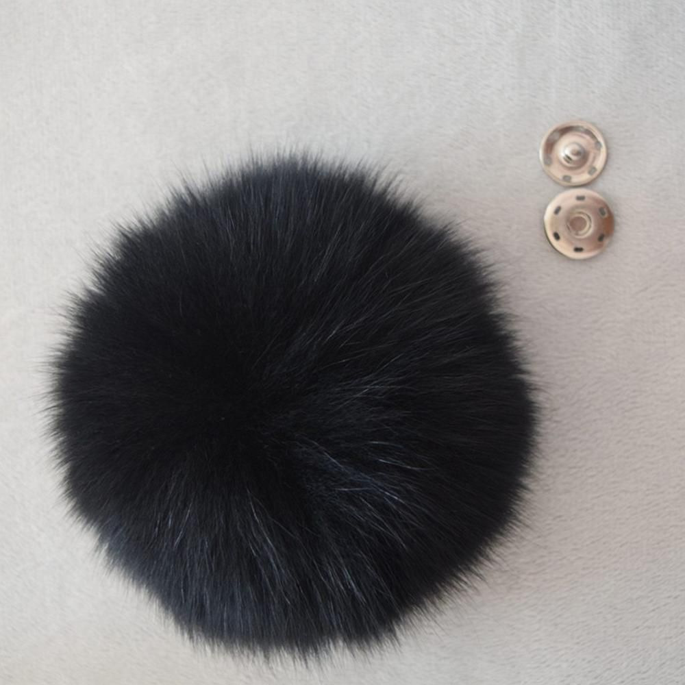 15cm Really Natural Animal Hairball Large Raccoon Fur Hair Ball Wholesale DIY Beanies Knitted Hats Pom Pom