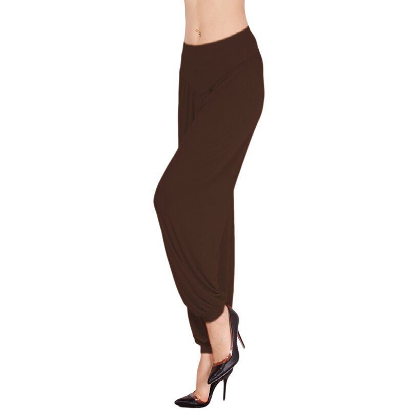 Loose Women Long Pants Harem Yuga Modal Dancing Trouses Casual Hippy Baggy Wide Belly Dance Comfy Boho Pants 16 colors