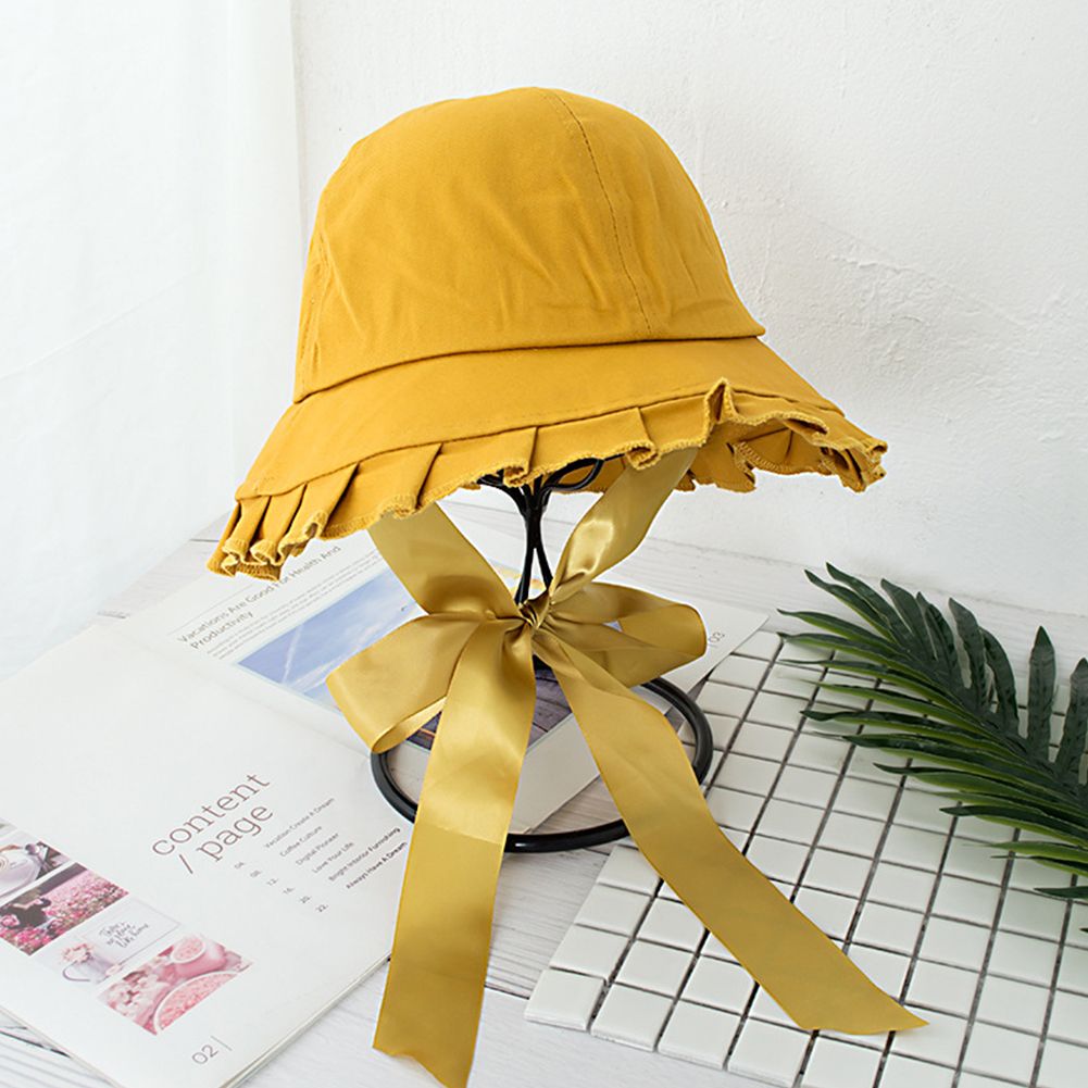 Women man Plaited Lacing Flounce Sun Visor Hat