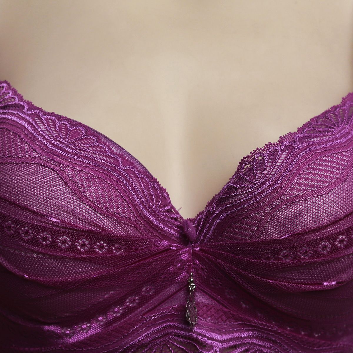 Purple Color Foam Bra for Women