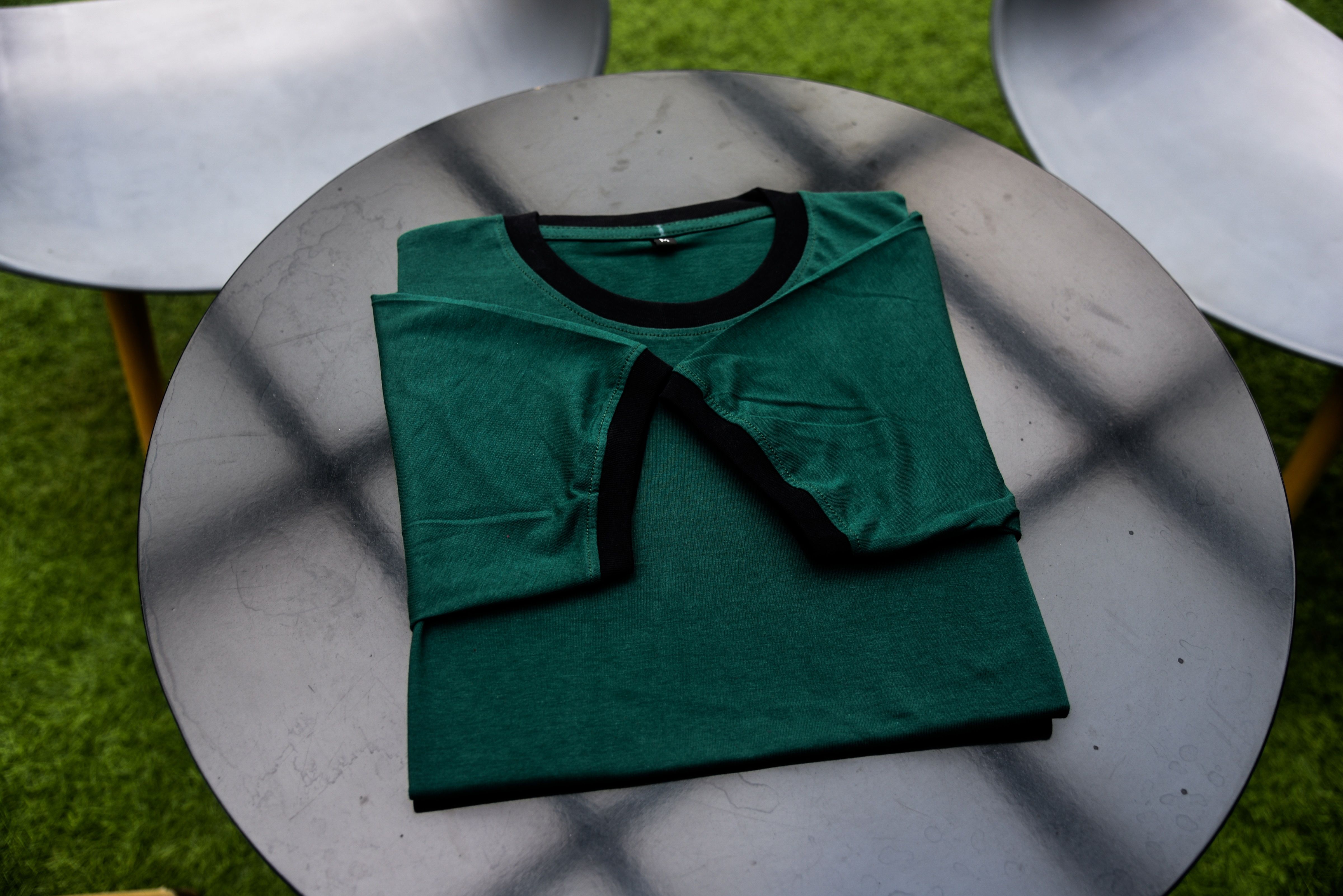 Bottle Green Half sleeve T-shirt