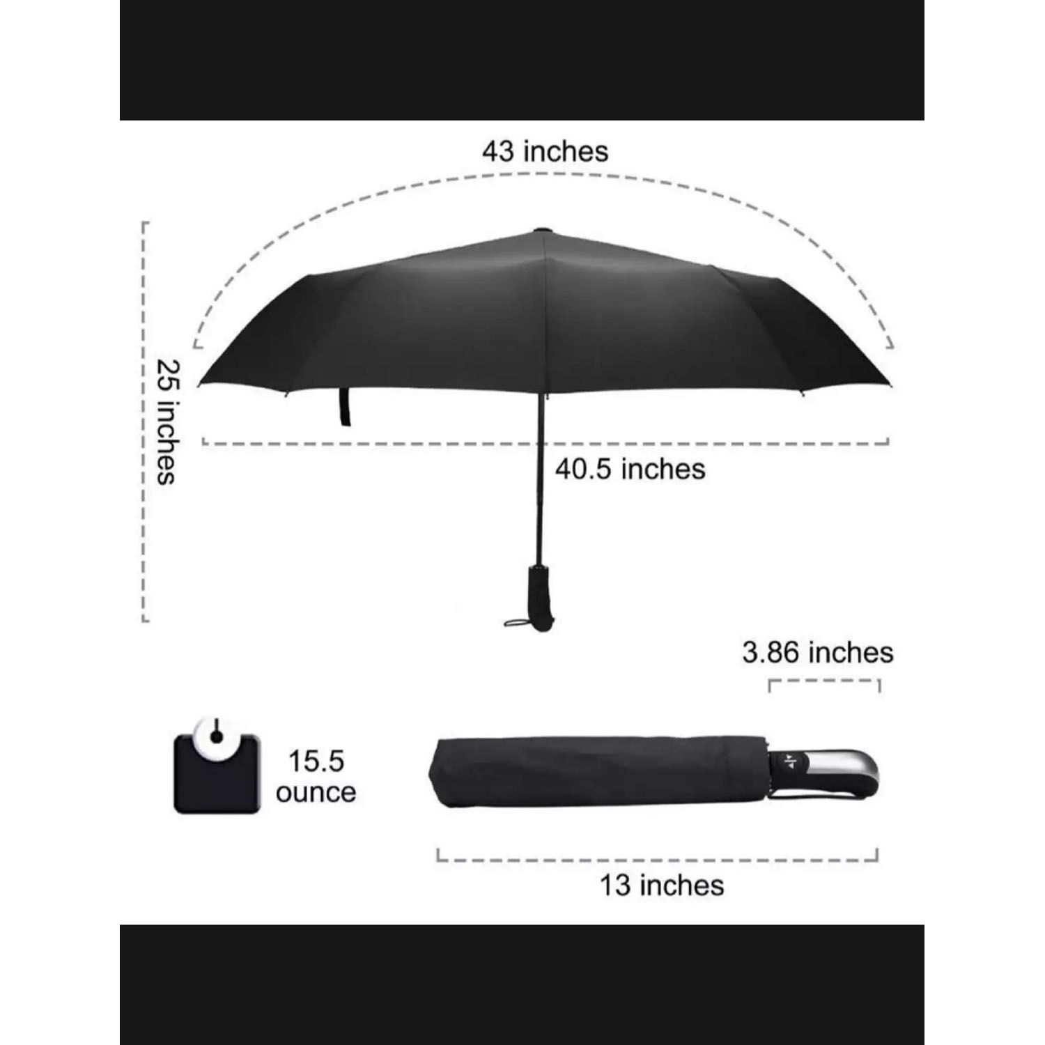 Sankar's World Class Black Color Umbrella Sankar's World Class Black Color Umbrella