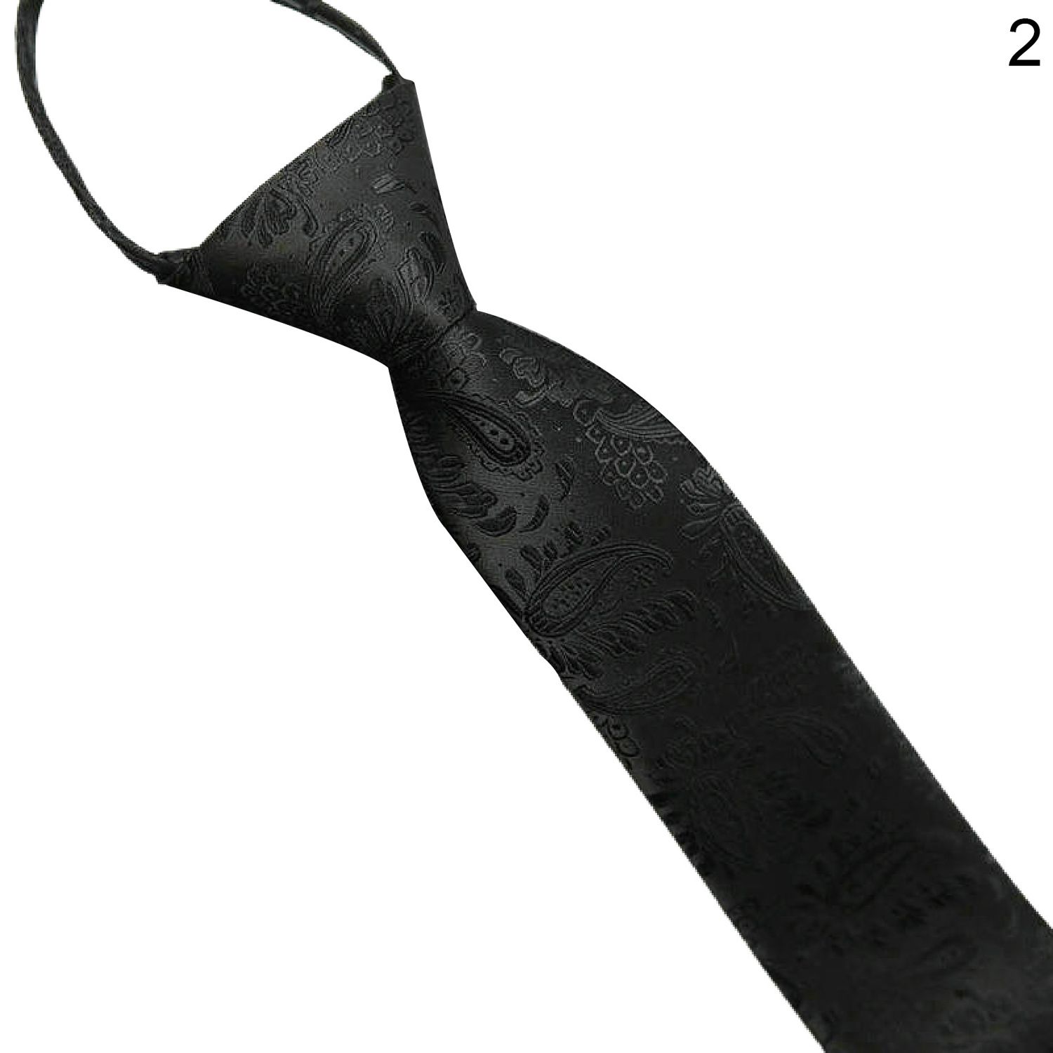 Zipper Tie Striped Fine Workmanship Zipper Tie