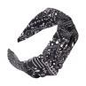 Anti-slip Fashion Women Flower Design Twist Cross Bow Knot Hairband Hair Hoop