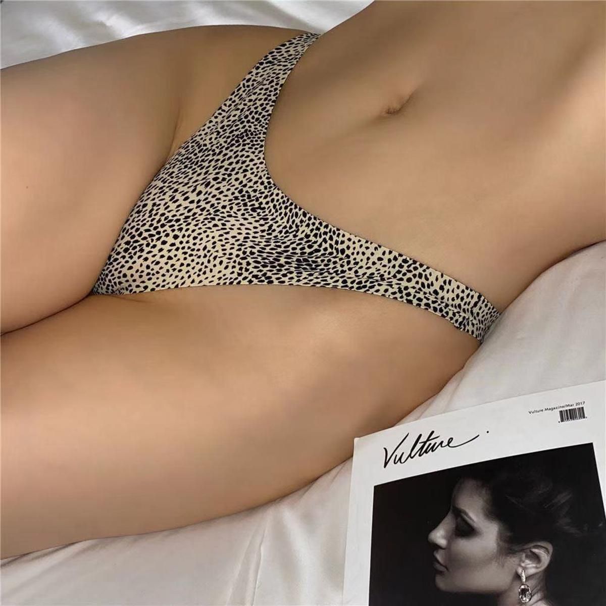 Women Panties Seamless Underwear for Women Silk Lingerie Panty