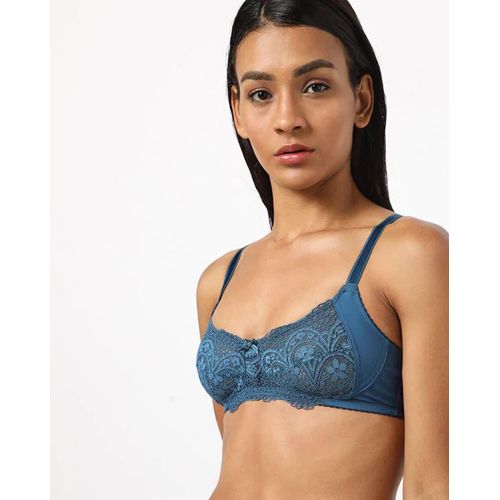 Selaie Non Foam Non Stick Non cable Back wings in soft breathable polyamide fabric for all day comfort women Bra