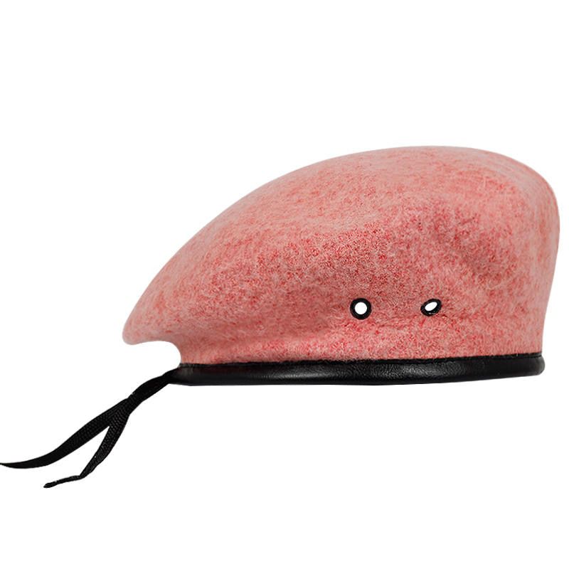 Men and Women Breathable Pure Wool Beret Hats Caps Special Forces Soldiers Death Squads Military Training Camp Hat