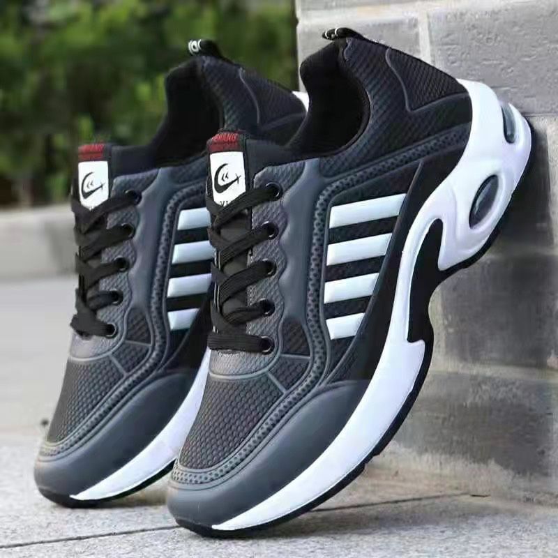 Desert Camel 2021 【Ready Stock】 SUP Running Shoes For Men Deodorant Leather Shoes r Cushion Sneakers Outdoor Sport Sneakers Korean Casual Wild Fashion Shoes Kasut