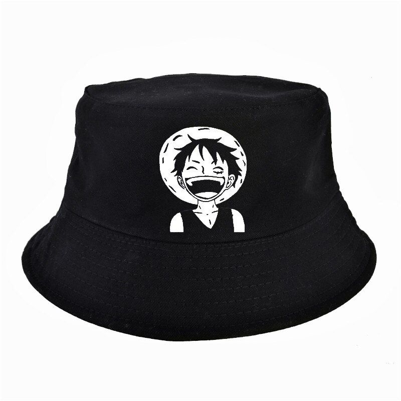 One Piece Luffy Hat Pirate bucket hat fashion outdoor fishing cap Leisure fisherman hat Basin cap