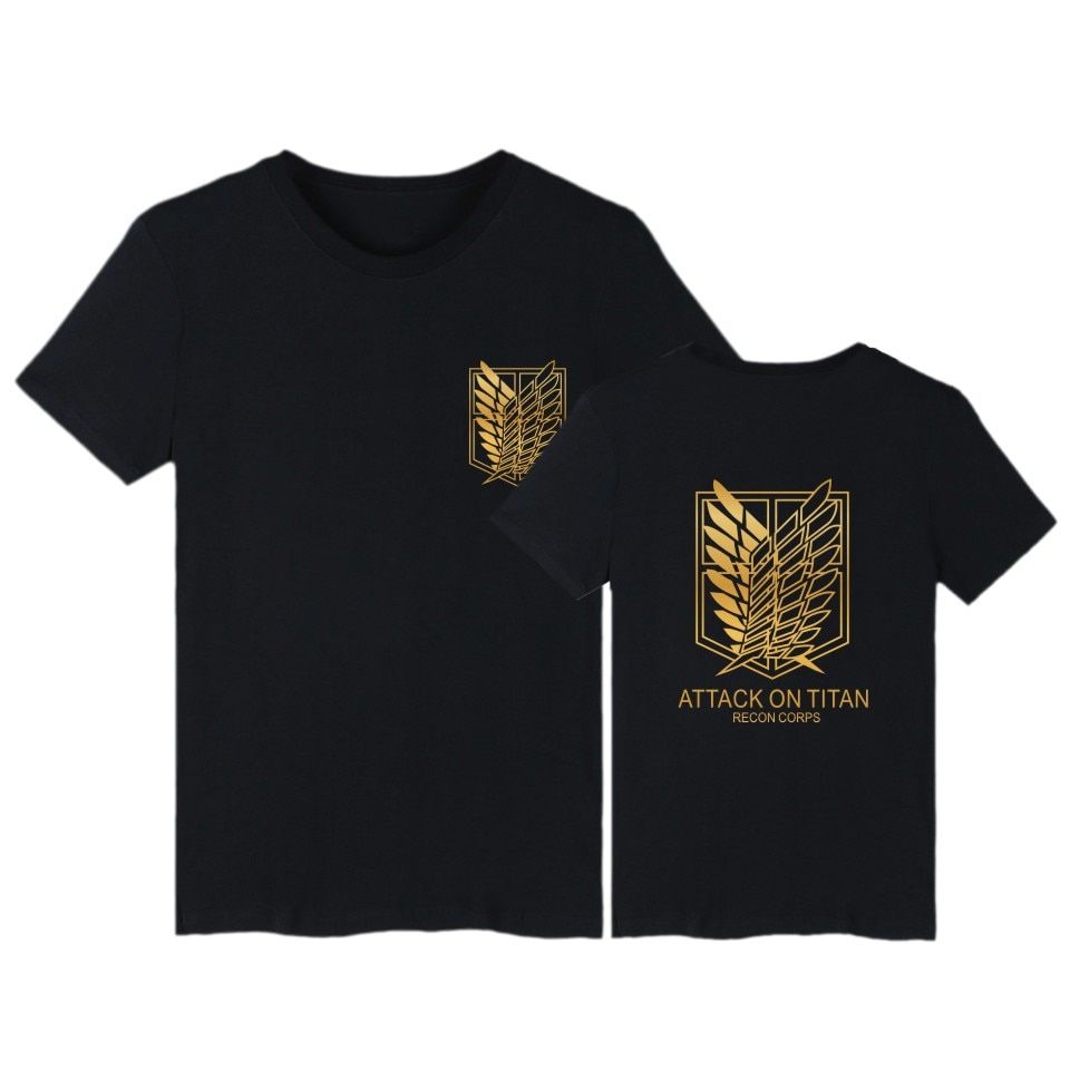 Attack on  t shirt anime plus size tops tees summer tops mens short sleeve tshirt cartoon streetwear t-shirt boys clothes