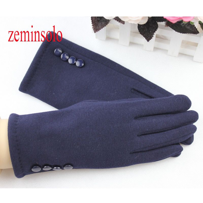 Winter Wrist Ladies Cashmere Gloves For Touch Screen Female Rabbit  Wool Mittens Gloves Sweet Elegant All Match Women Gloves