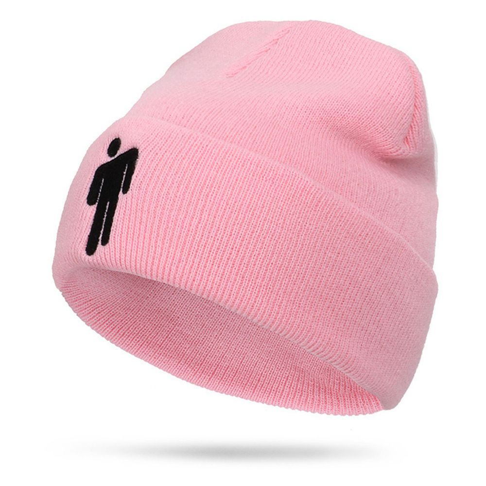 Ready Stock Billie Eilish Beanie Knitted Baseball Cap Women Stretchy Costume Fluorescent Hat