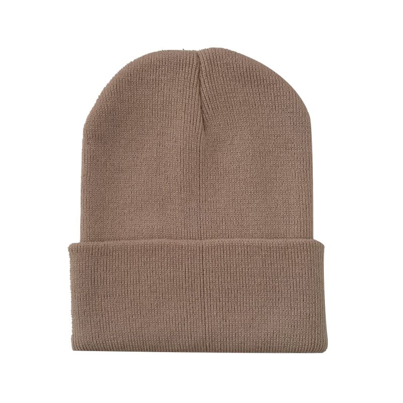 Solid Uni Warm Knitted Cap Beanie Wool Bs Soft Autumn Winter Men Women SkullCap Hats Gorro Ski Caps 24 Colors Beanies
