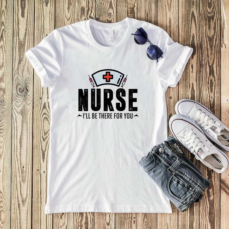 Women t-shirt keep calm nurse t-shirt summer funny design nurse top casual ladies casual tee Harajuku girl t-shirt