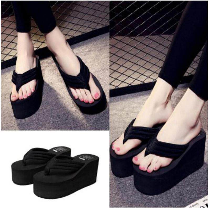 Summer Anti-slip flip-flops Women Wedge Heel Sandal Platform Shoes