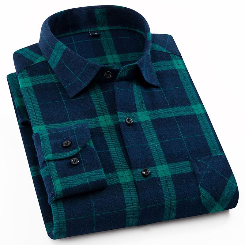 New Multi Color Check Cotton Long Sleeve Casual Shirt For Men - Shirt For Men