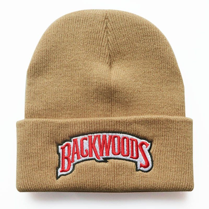 Backwoods Letter Knitted Beanie Acrylic Men Women Fashion Knitted Winter Hat hop Skullies Hats for Girls Boys