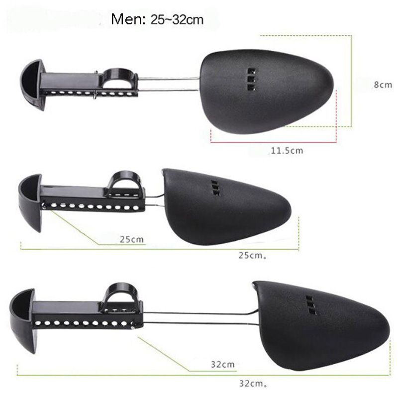 1 Pair Adjustable Men Women Plastic Boots Shoe Stretcher Durable Shoes Support Shoe Expander Extender Brown Color Keeper
