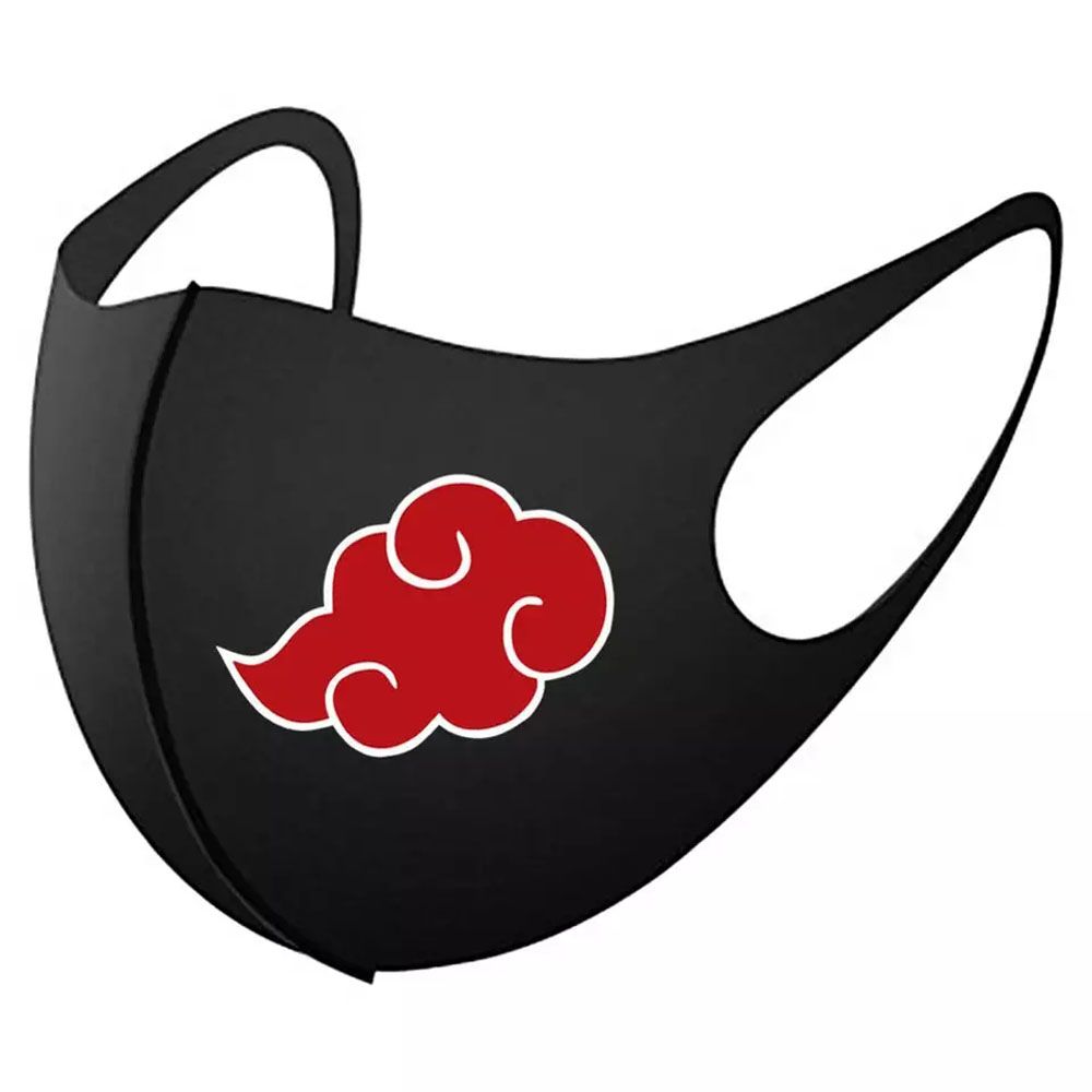 Naruto Akatsuki Anime Series Six Layer Face_Mask Tiktok_Mask For Men And Women Gaming_Mask With Adjustable Ear Loop And Digital Print Face_Mask Graphics Print Anime_Mask
