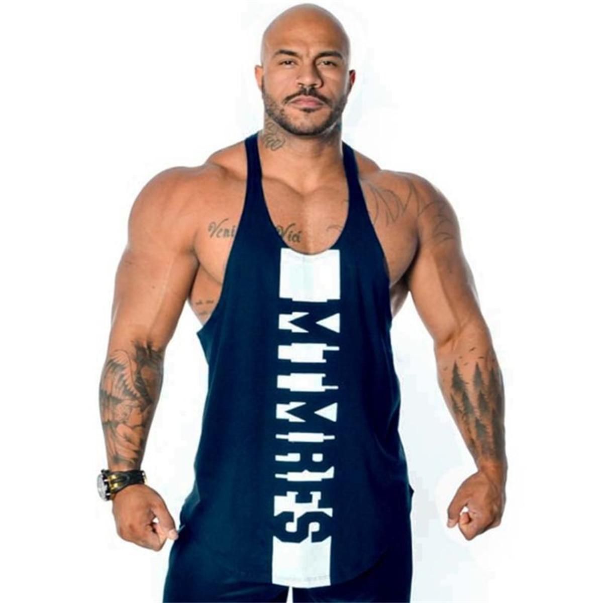 Mens Casual Loose Fitness Workout TaTops For Male Summer Open side Sleeveless Active Muscle Shirts Vest movement Undershirts