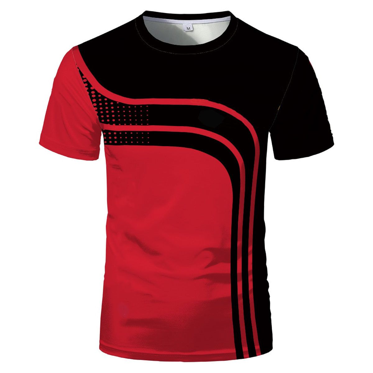Best selling fashion personality creative 3D printing T-shirt tops men and women universal couple comfortable short sleeves