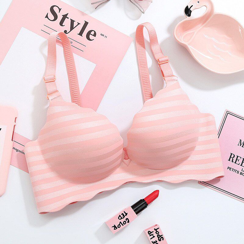 Bras for Women Push Up Lingerie Seamless Bralette Wire Free Bra Adjustable Straps Sweet Color Female Underwear
