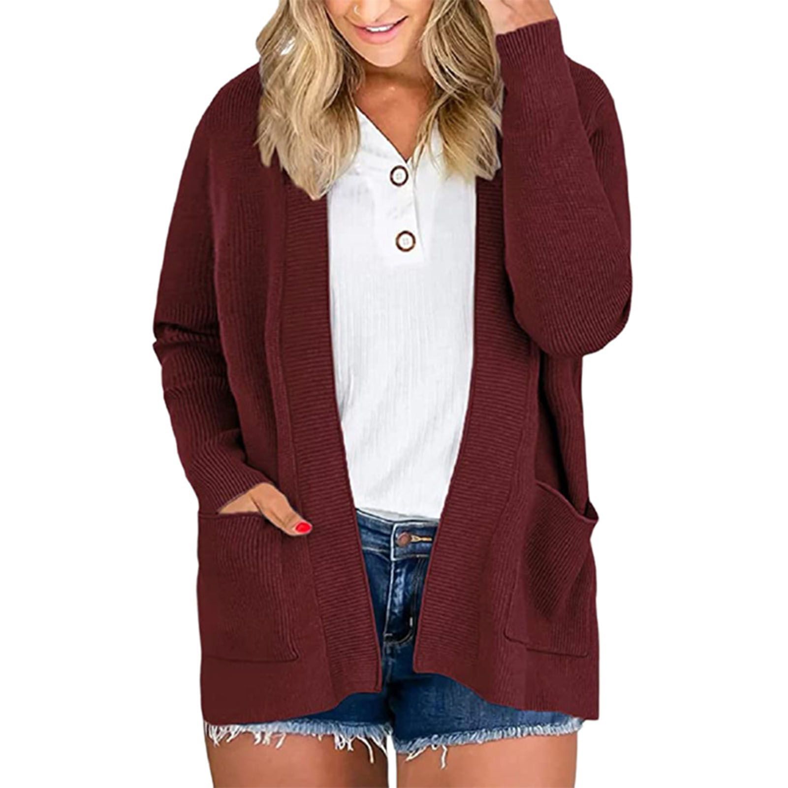 Sweater t Shawl Neckline Casual Ribbed Knitted Sweater t