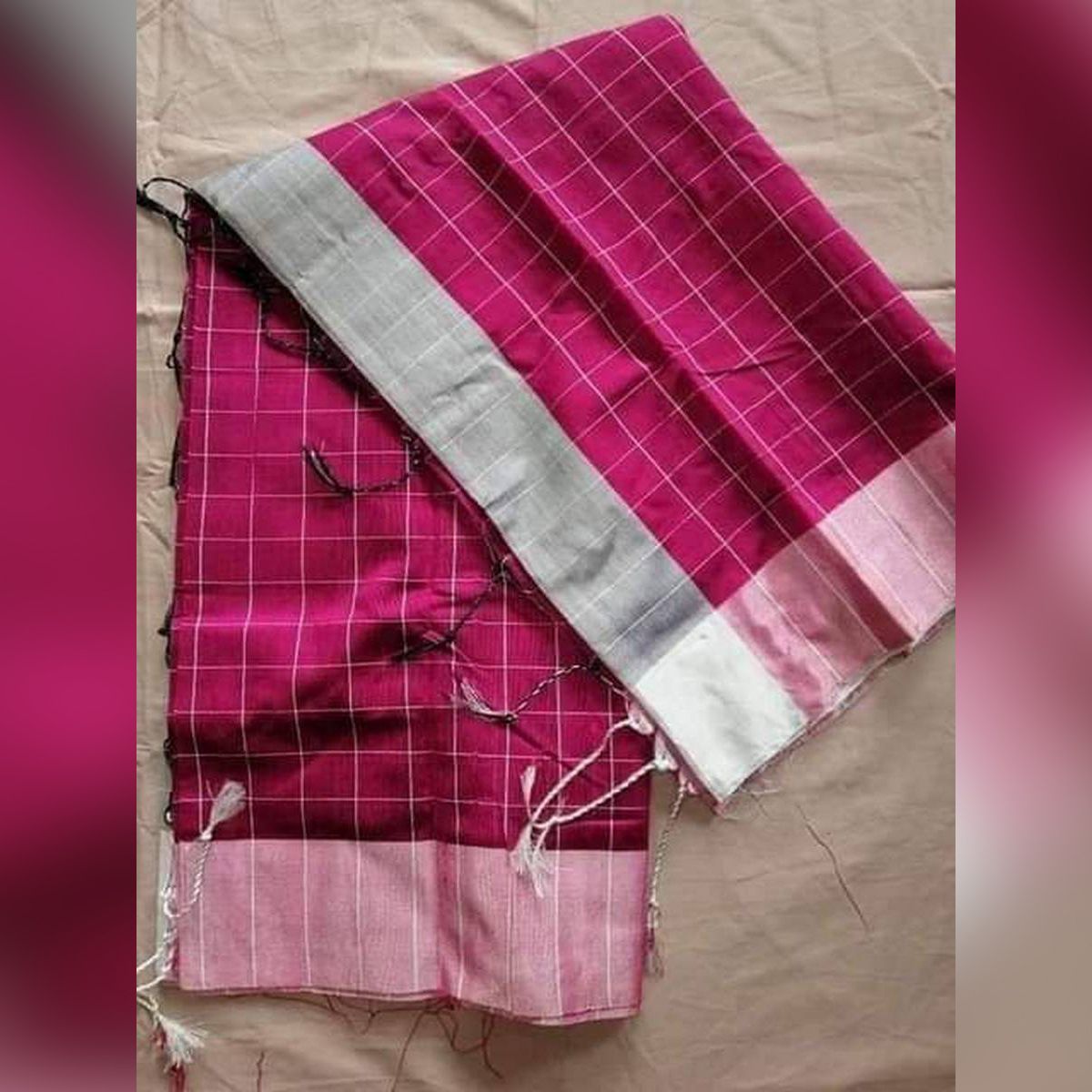 Dhupiyan Silk Tangail Tant Saree