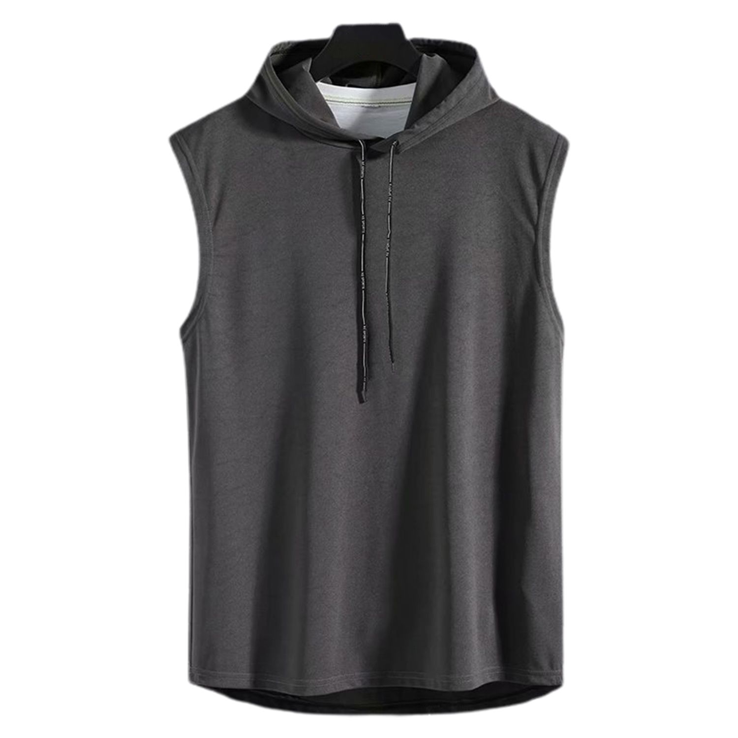 Men Pullover Eye-catching Solid Color Loose Men Pullover Vest