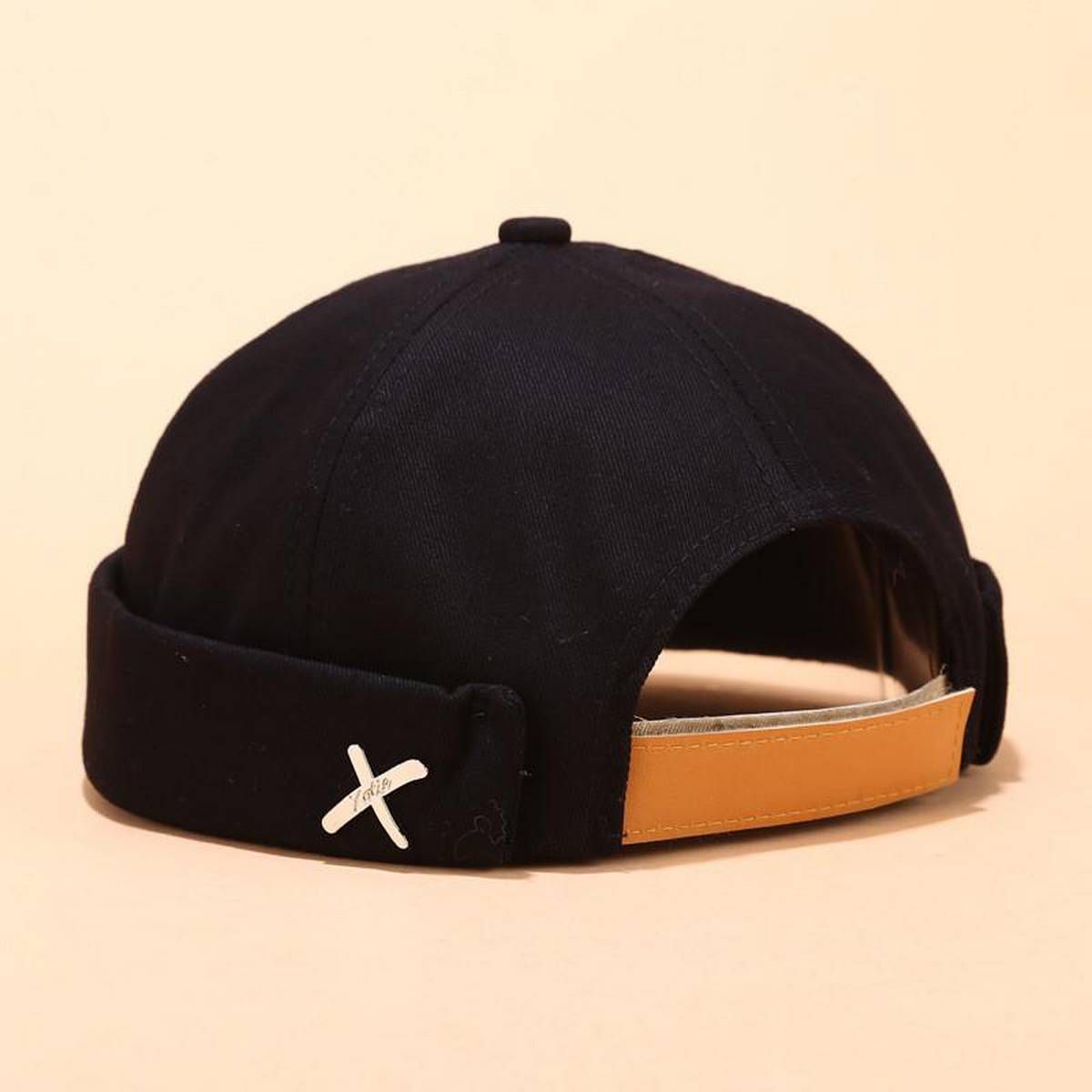 Korean style Men Women Hat Cap Casual Docker Sailor Mechanic Brimless Solid Color Hat
