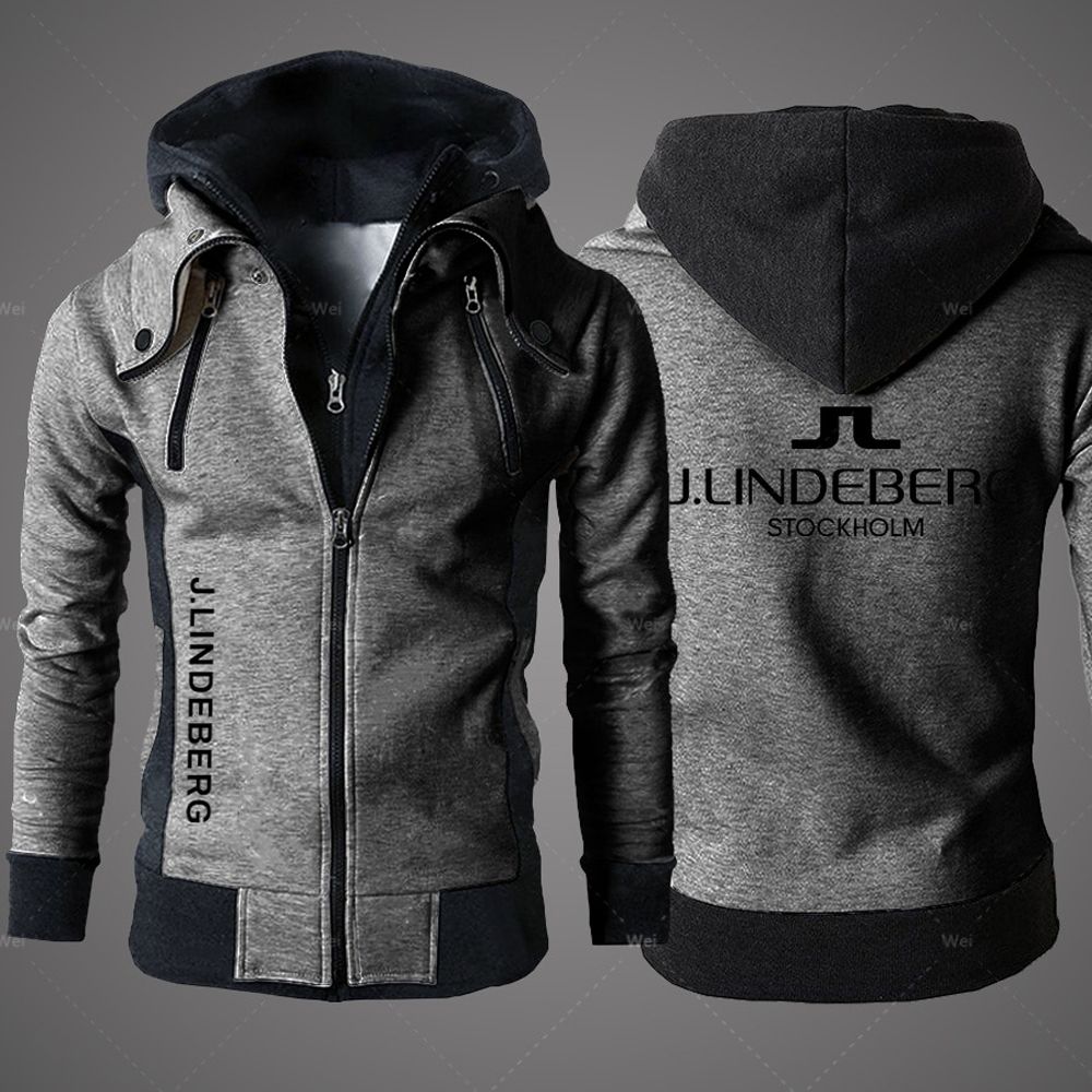 J Lindeberg Golf Men's Clothing Outdoor Sweatshirt Casual Male Jacket Fleece Hoodies Quality SportWear Harajuku Outwear