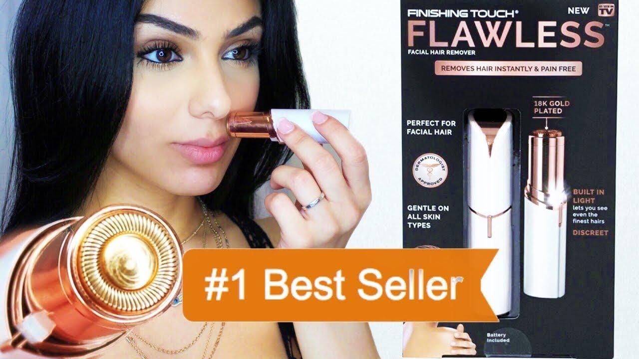 Finishing Touch Flawless Facial Hair Remover for Women - Hair Band - Hair Clip - Hair Clip
