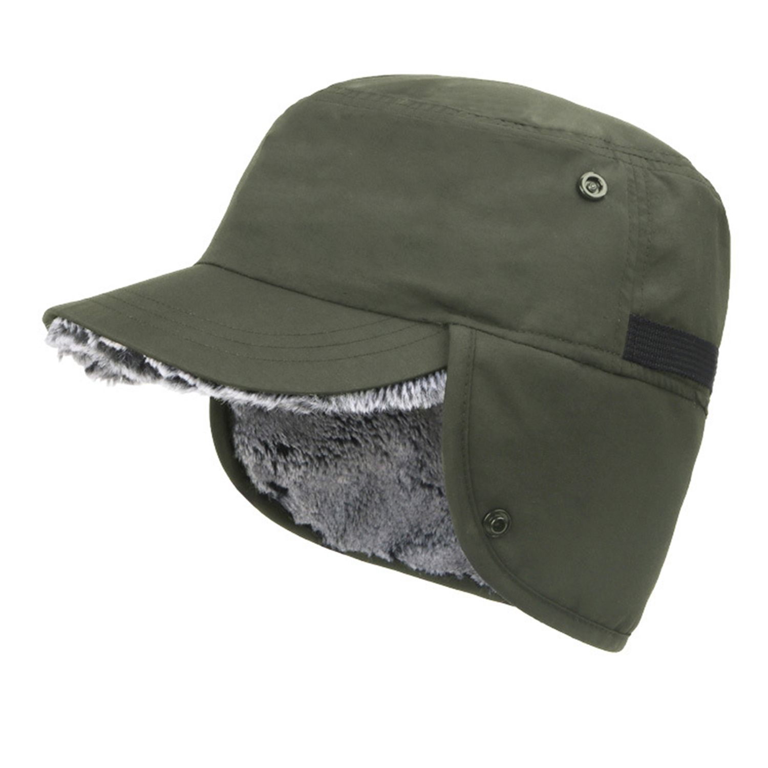 Winter Hat Easy to Clean Polyester Baseball Cap with Brim